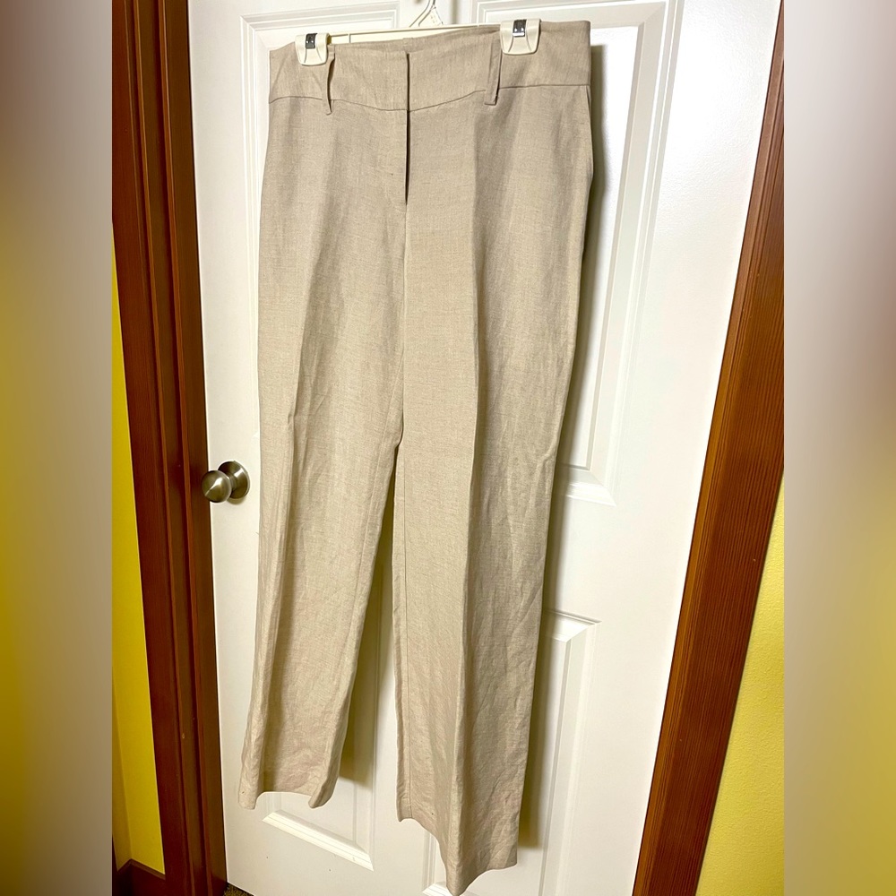 Alfani wide leg linen slacks